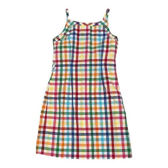 Talbots Kids multicolor rainbow shift dress- EUC - Picture 2 of 3